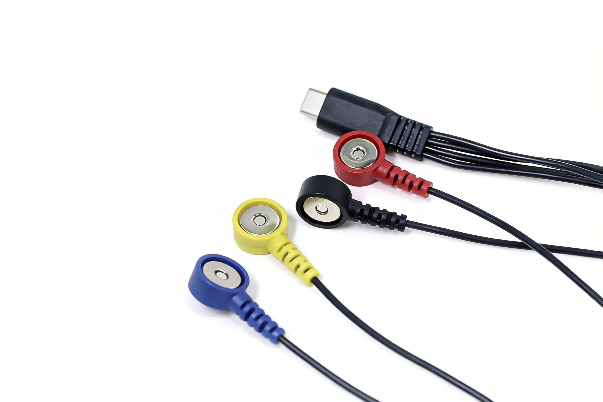 porcelana Cable de terapia a presión hembra magnético USB tipo C (CM) a 4 × 3,5 mm | Fabricante de cables médicos de 4 canales fabricante