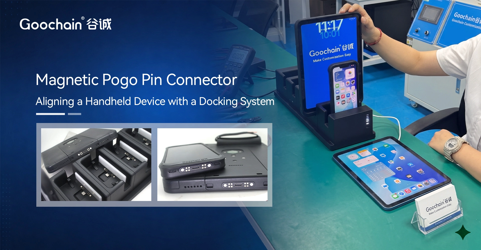 Conectores magnéticos Pogo Pin para sistemas de acoplamiento de alta velocidad