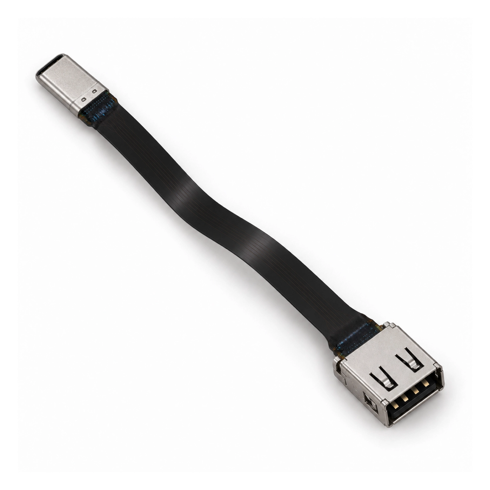 中国 USB-C 公头到 USB-A 母头 FPC 适配器电缆 制造商