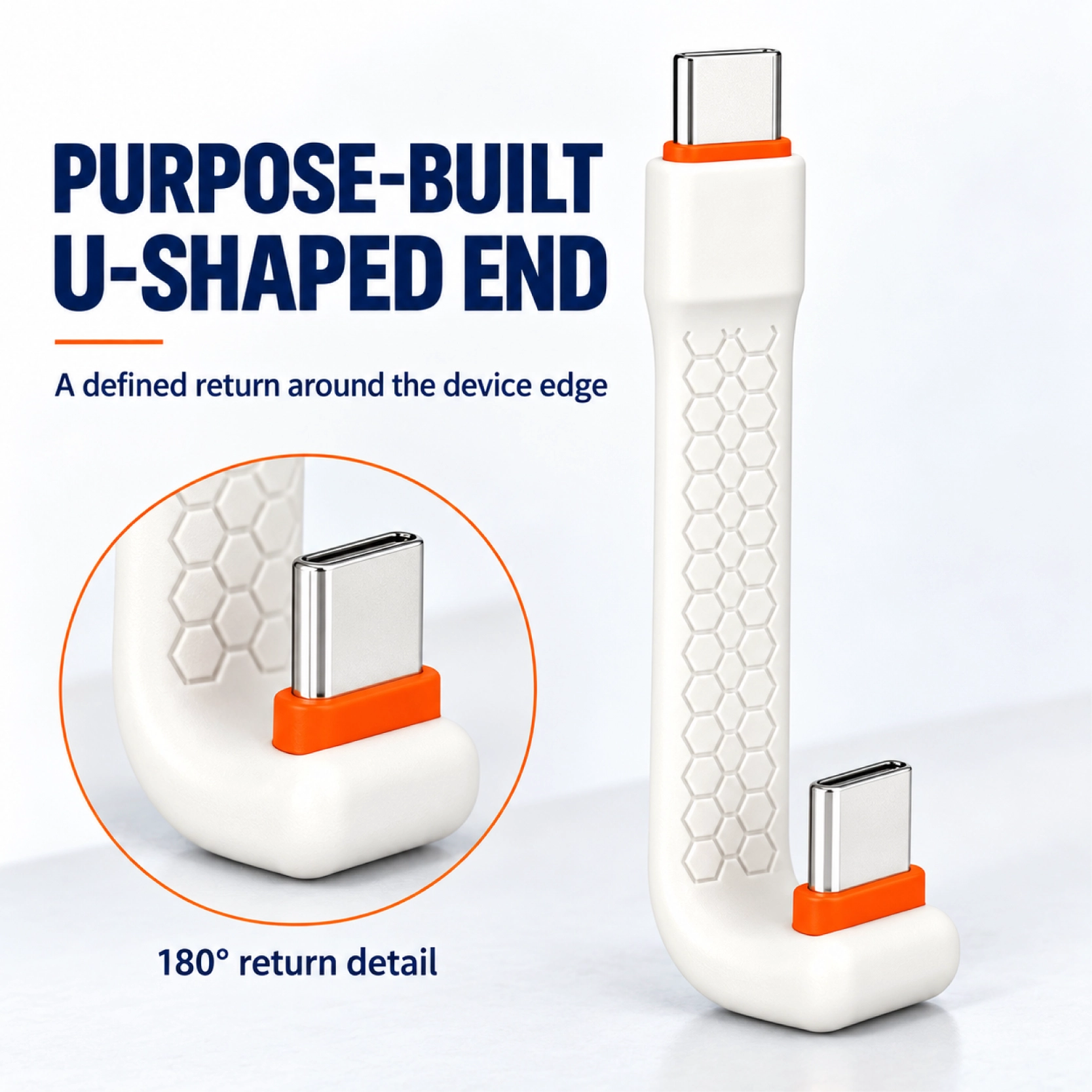 China 180 Degree U-Shaped USB-C FPC Cable manufacturer