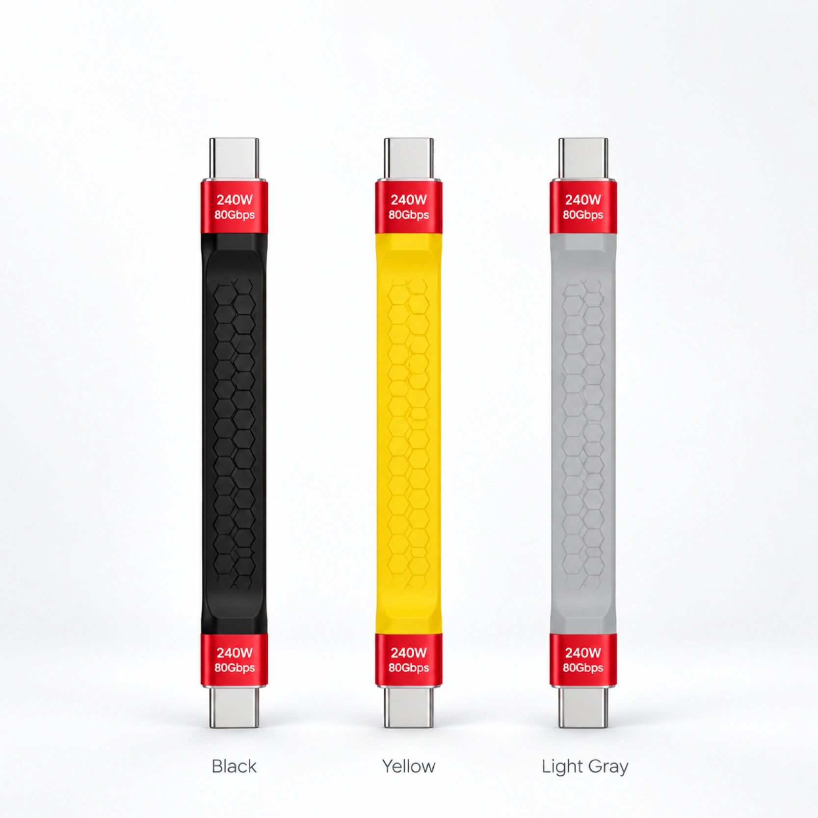 porcelana Cable plano USB-C macho a macho FPC de 80 Gbps fabricante