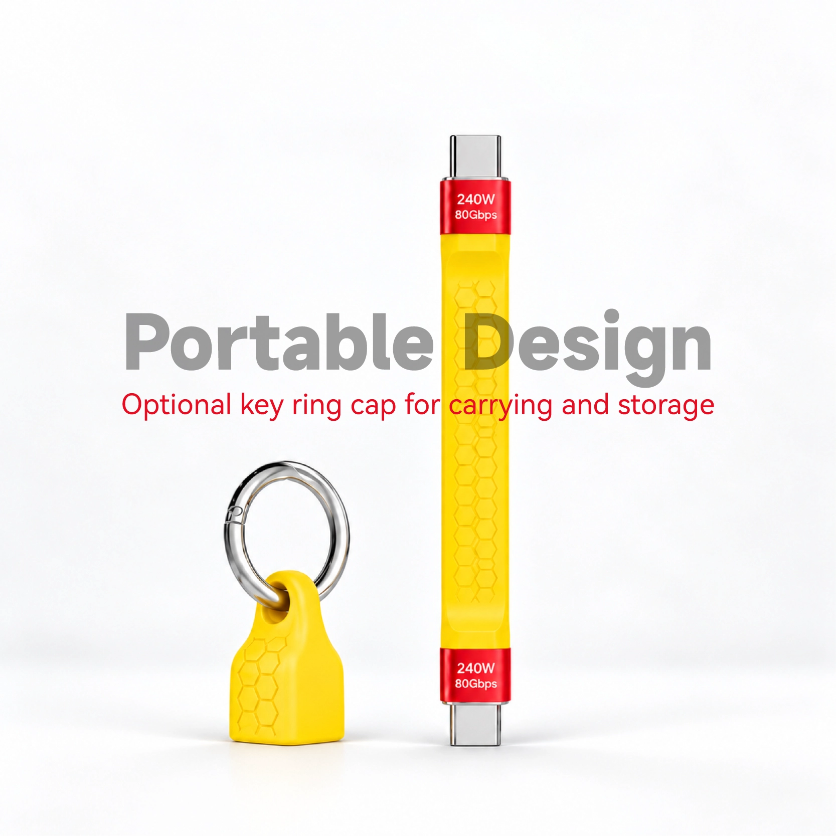 porcelana Cable plano USB-C macho a macho FPC de 80 Gbps fabricante