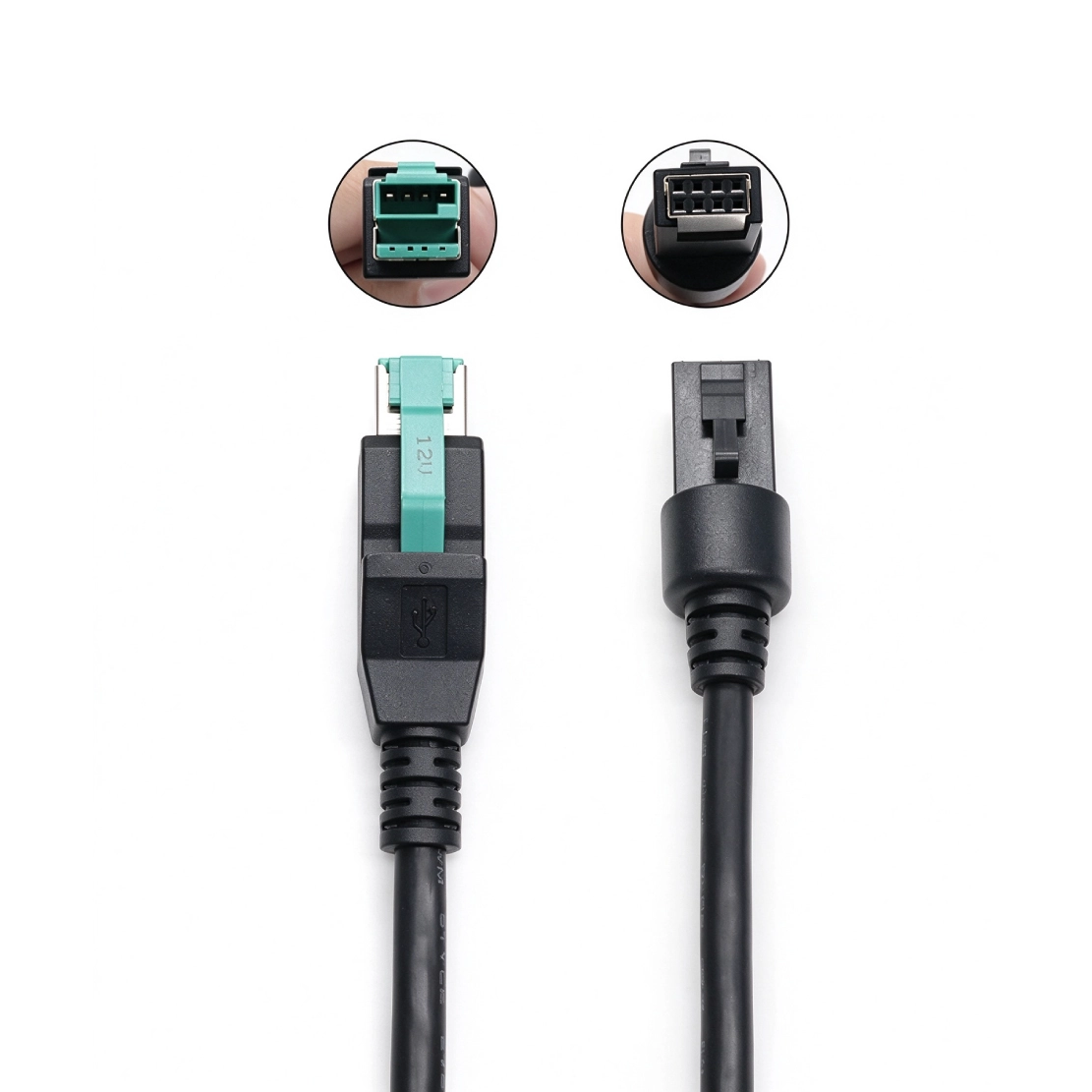 Çin POS Çevre Birimleri için 12V POWEREDUSB - 2x4 Pin Kablo üretici firma
