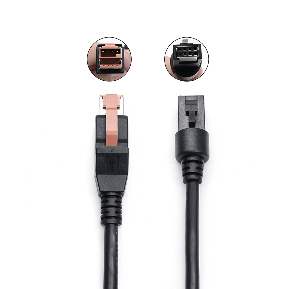 Çin POS Ekipmanları için 24V POWEREDUSB - 2x4 Pin Kablo üretici firma