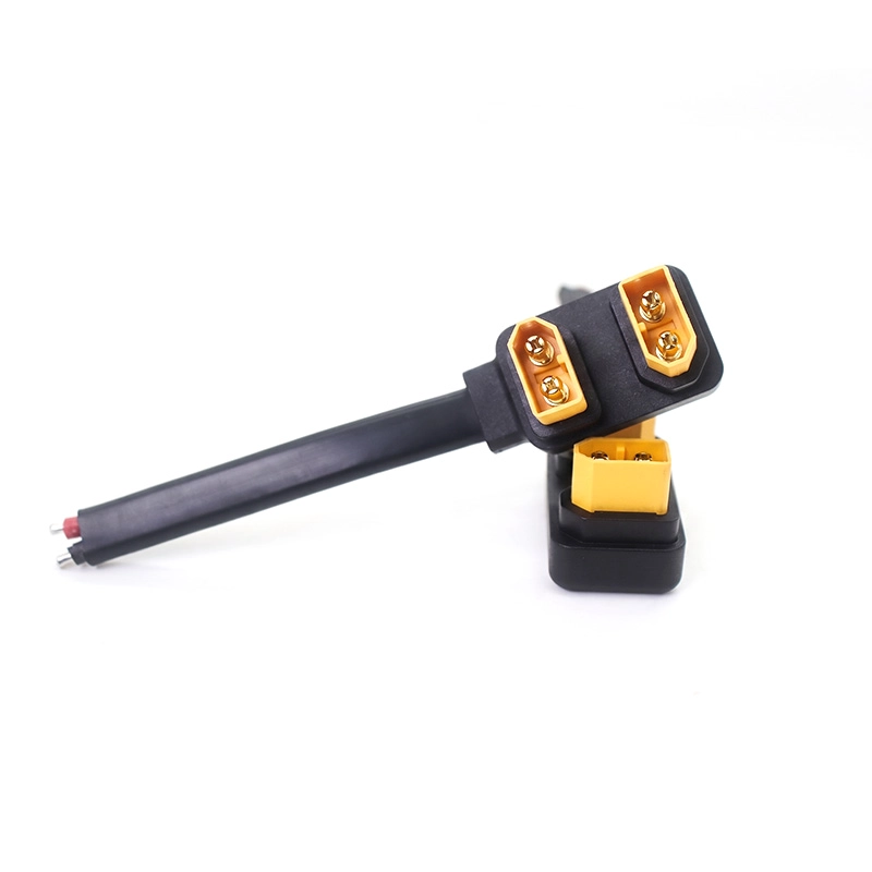 porcelana Cable de alimentación macho de 2 pines XT60 de 75 mm a extremo abierto fabricante