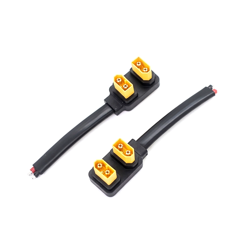 porcelana Cable de alimentación macho de 2 pines XT60 de 75 mm a extremo abierto fabricante