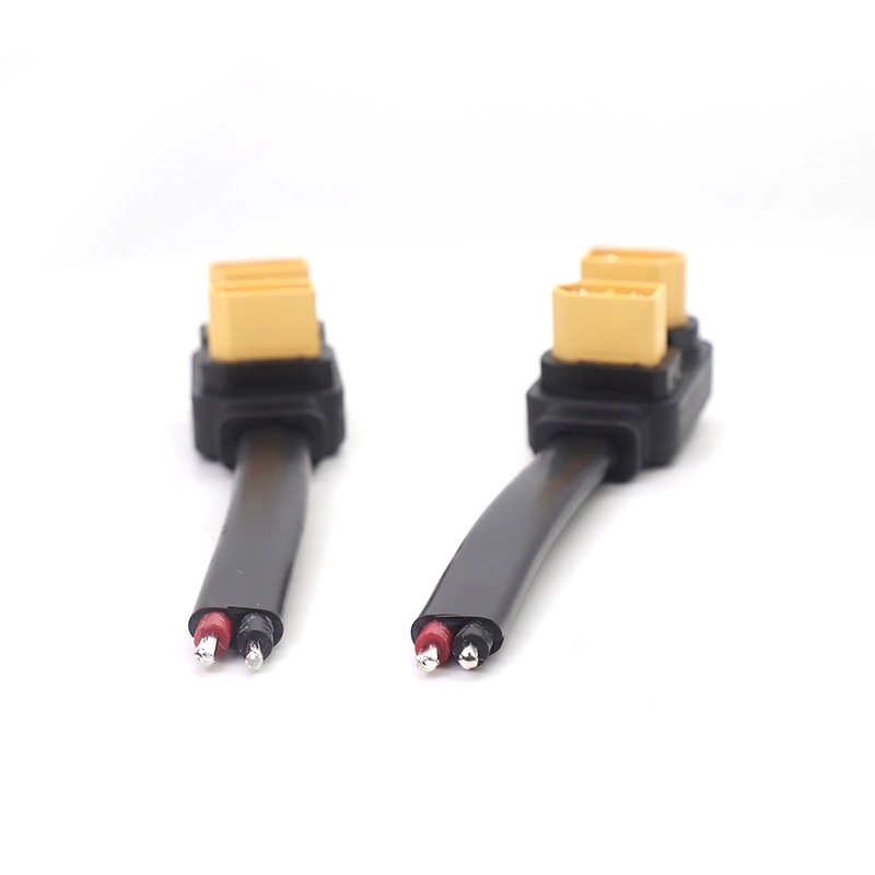 porcelana Cable de alimentación macho de 2 pines XT60 de 75 mm a extremo abierto fabricante