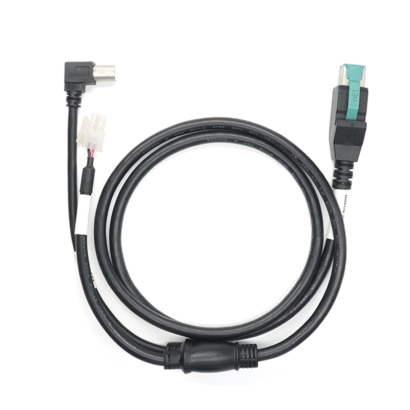 Cina ALIMENTAZIONE DA 12 V USB a USB-B ad angolo retto e cavo di alimentazione a 2 pin produttore
