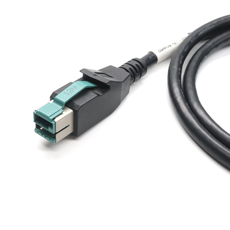 Cina ALIMENTAZIONE DA 12 V USB a USB-B ad angolo retto e cavo di alimentazione a 2 pin produttore