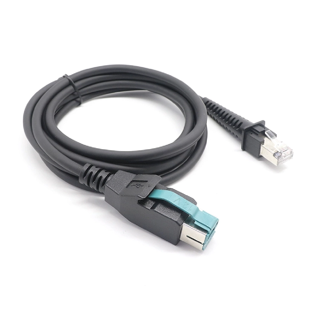 porcelana Cable de escáner 12V POWEREDUSB a RJ50 10P10C fabricante