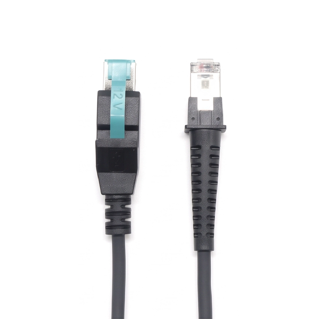 porcelana Cable de escáner PoweredUSB en espiral para escáneres de códigos de barras portátiles fabricante