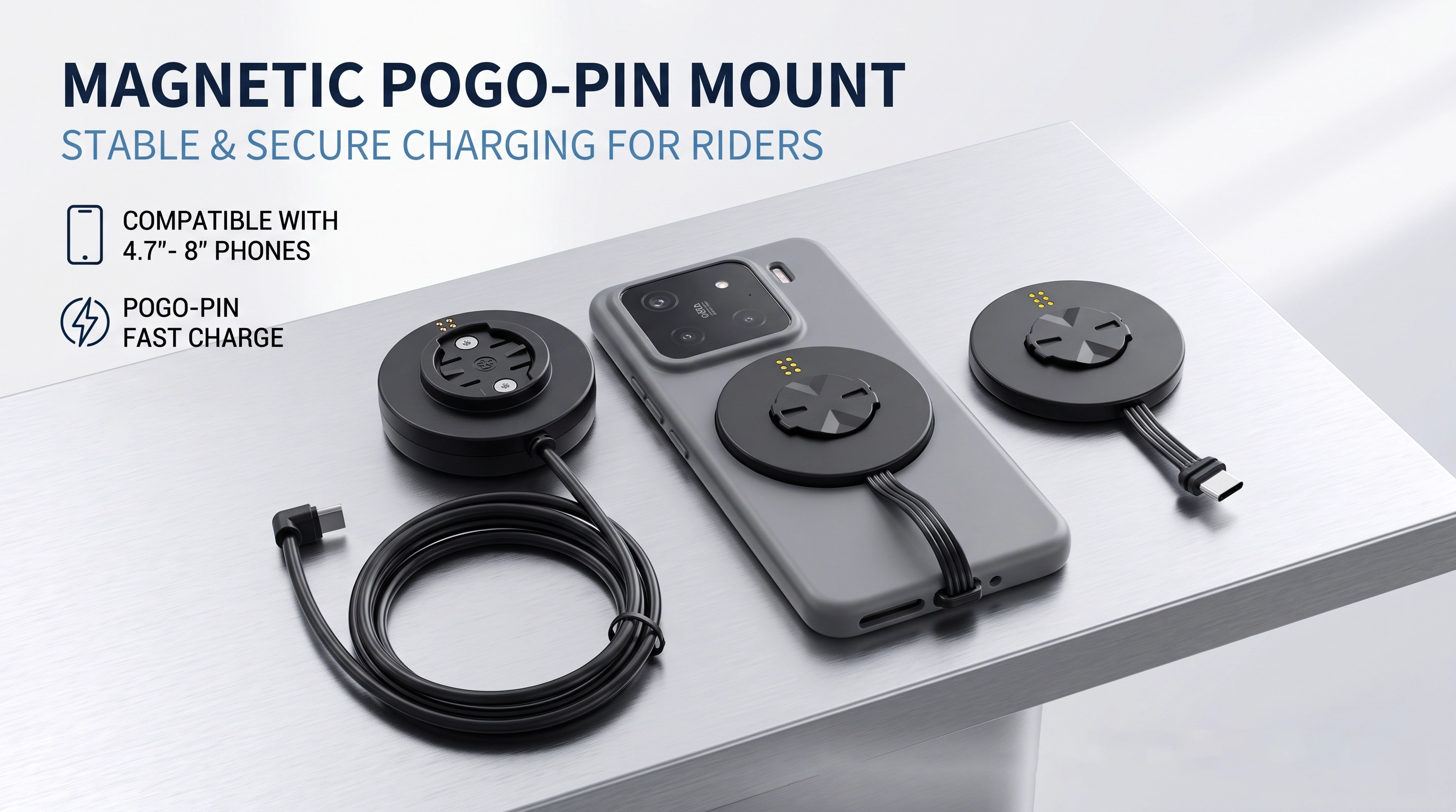 كيف يعمل حامل شحن الهاتف Pogo Pin؟