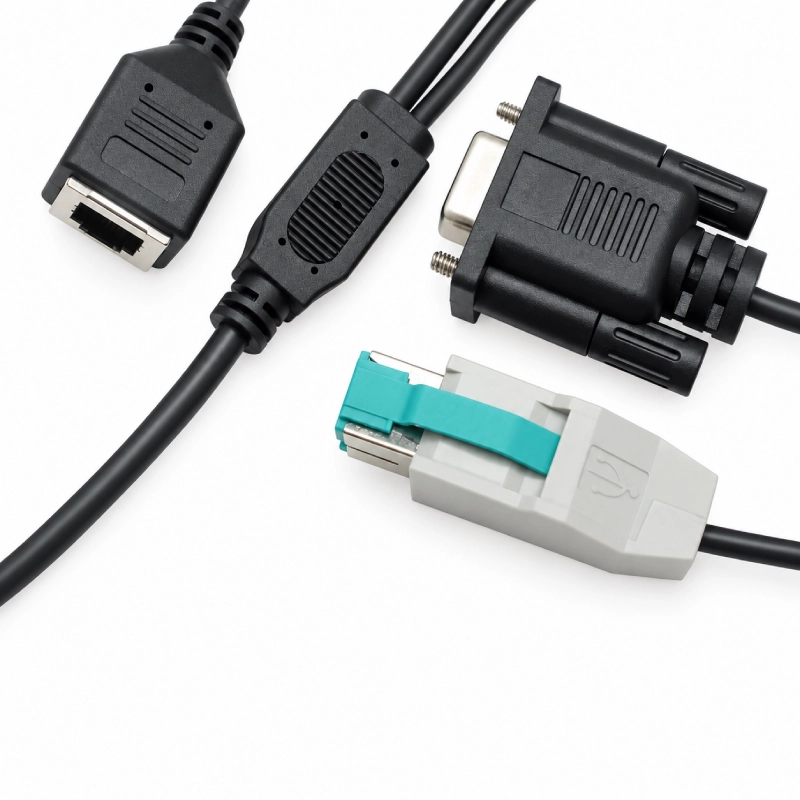 porcelana Conjunto de cables PoweredUSB DB9 y RJ12 personalizados fabricante