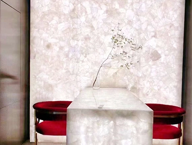 Where can gemstone slab be used?