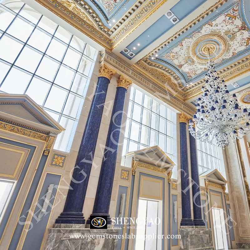 Natural lapis lazuli Column | Egypt · Cairo National Opera House
