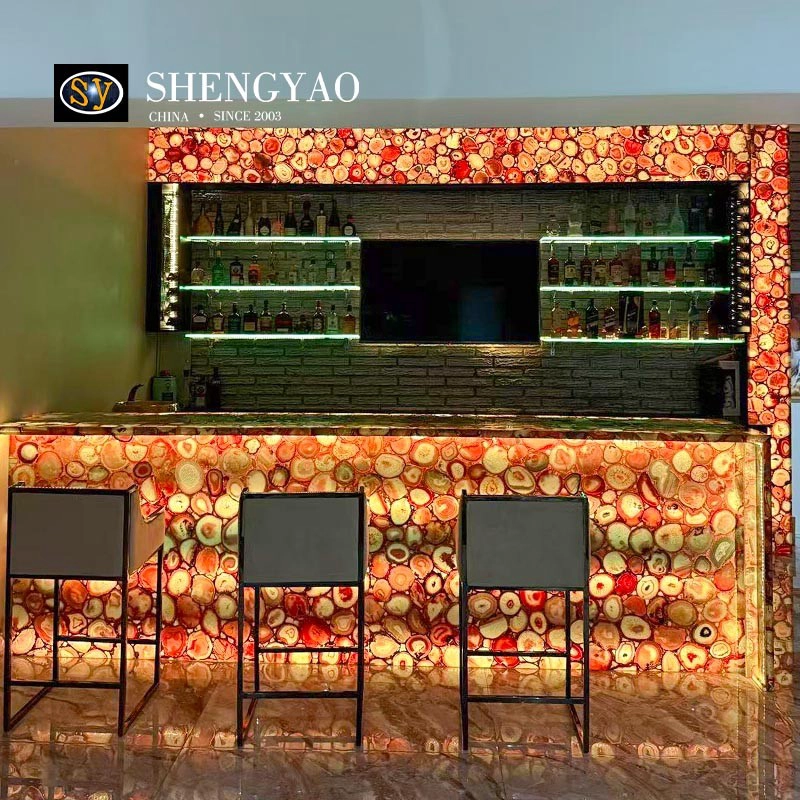 Project Case Share | Backlit Agate Bar Counter