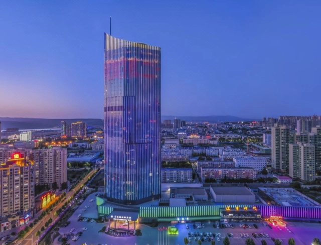 Hotel internacional de la ciudad de Swan | Pared retroiluminada de cristal blanco