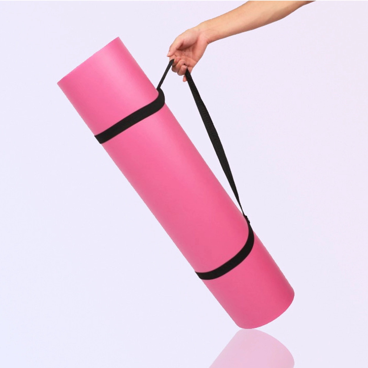 Produttore di tappetini da yoga per allineamento in gomma PU personalizzato per idoneità all'ingrosso in poliuretano impermeabile personalizzato eco-friendly
