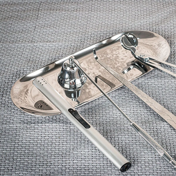 candle care tool silver