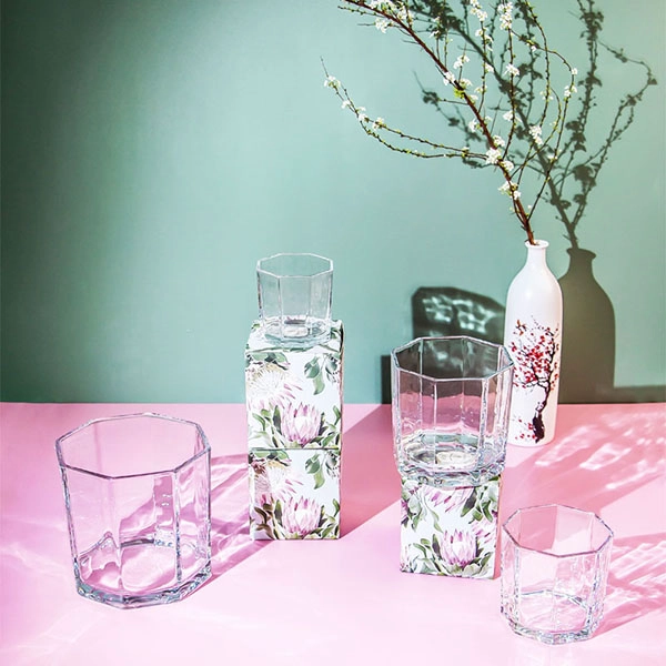 Octagonal candle holders