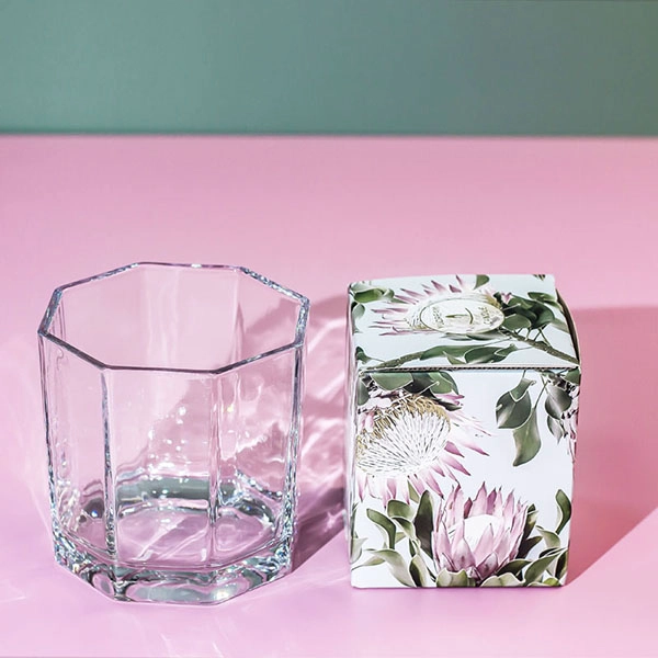 3 wick octangle candle jar on sale Guangdong