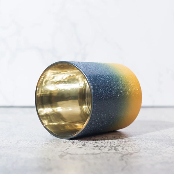 ombre sprays candle jar
