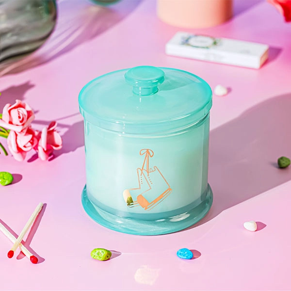 China candle container with lid wholesale