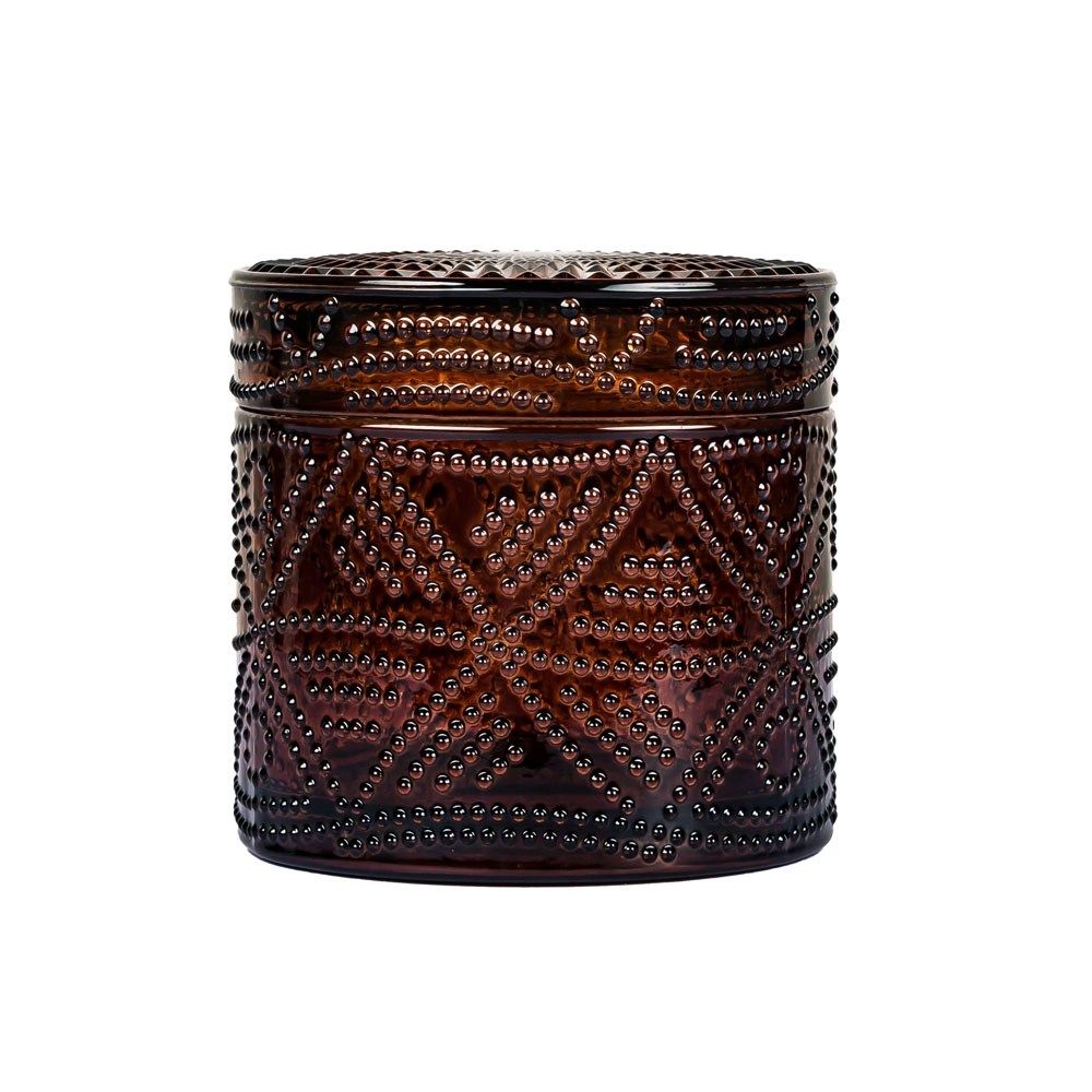Dostarcz szklany słoik Emtpy Home Fragrances z pokrywką 6 uncji