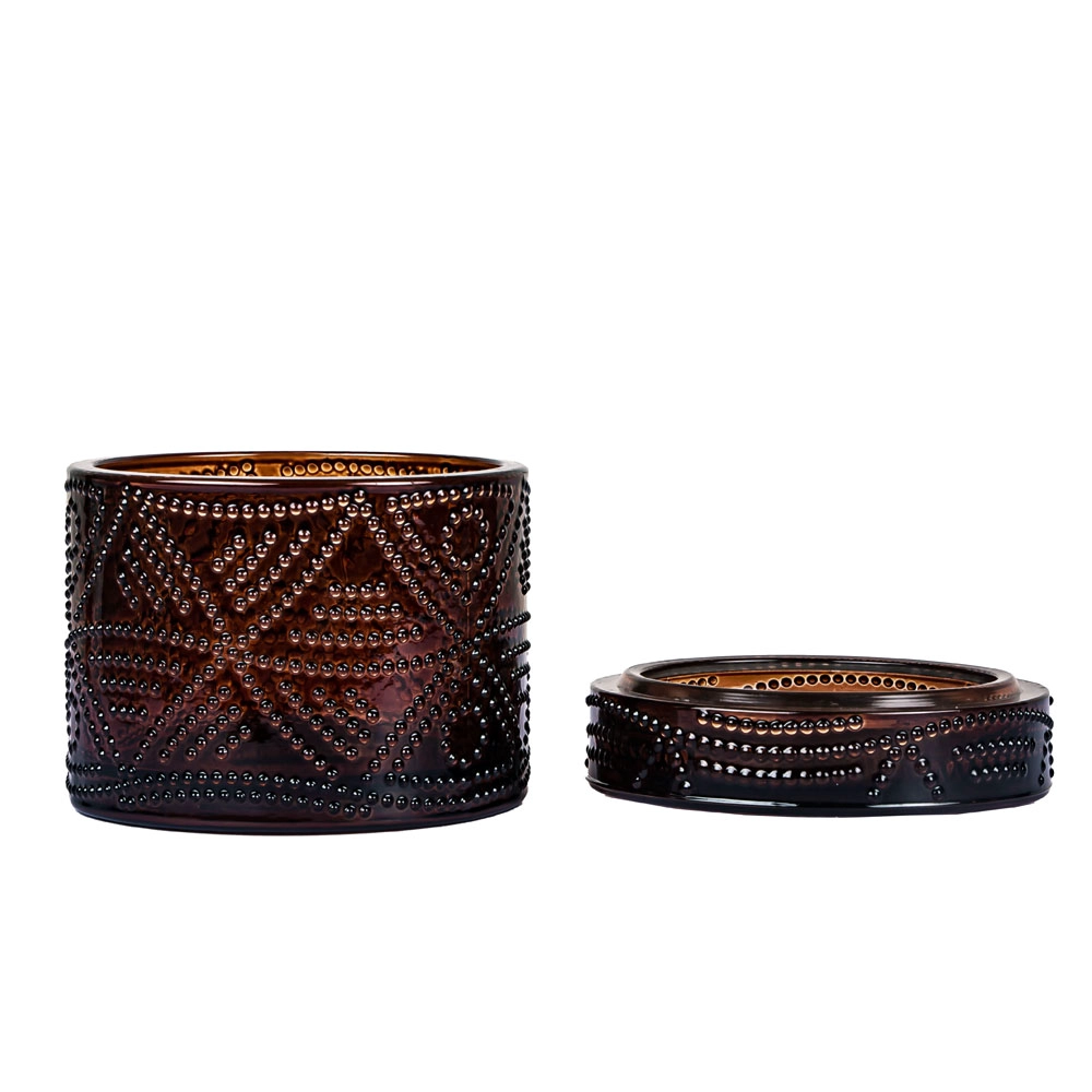 Dostarcz szklany słoik Emtpy Home Fragrances z pokrywką 6 uncji