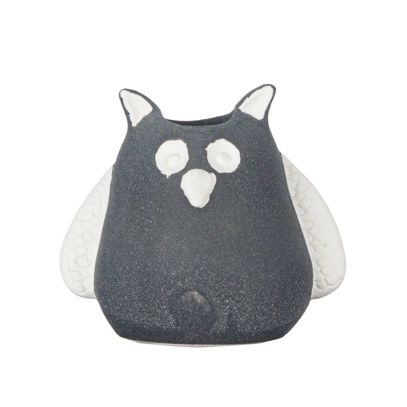 Vaso da tavolo in ceramica Cat Design per arredamento rustico