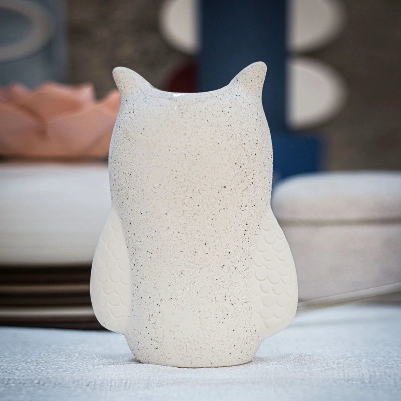 Ceramic Vase For Flowers Cat Design