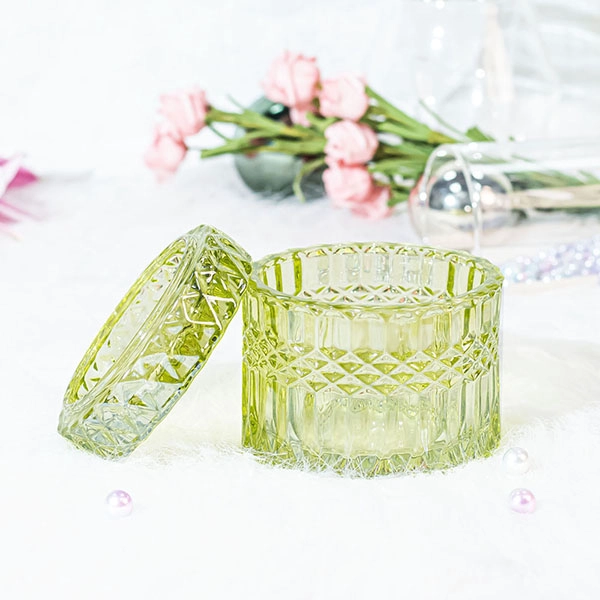 customized glass candle holder