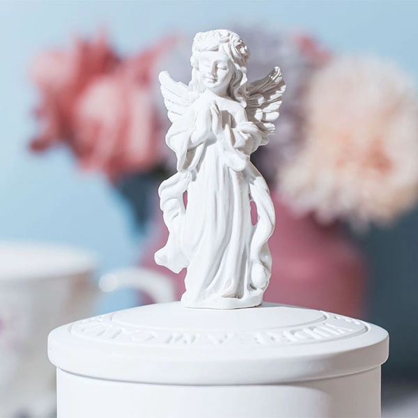 white votive candle jar