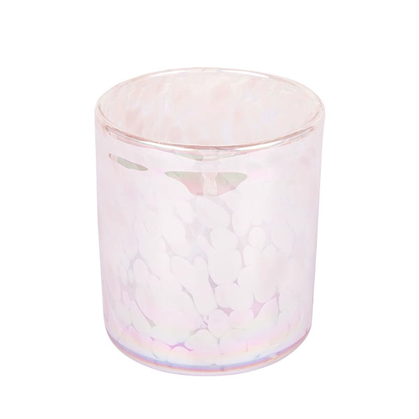 handmade candle jar sparkling