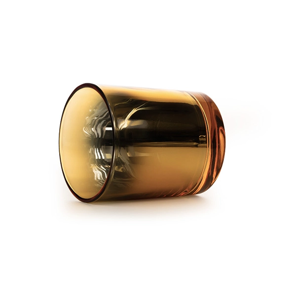 china gold candle jar factory