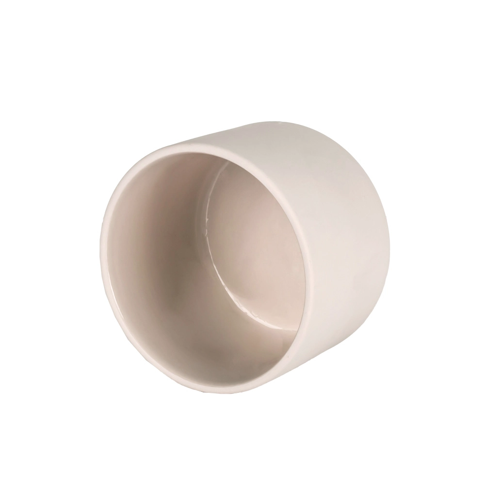 Portacandele in ceramica rosa stock opaco