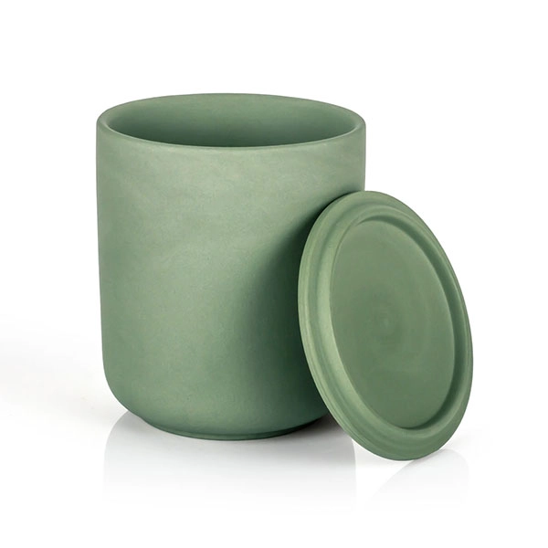 forest honey ceramic candle holder