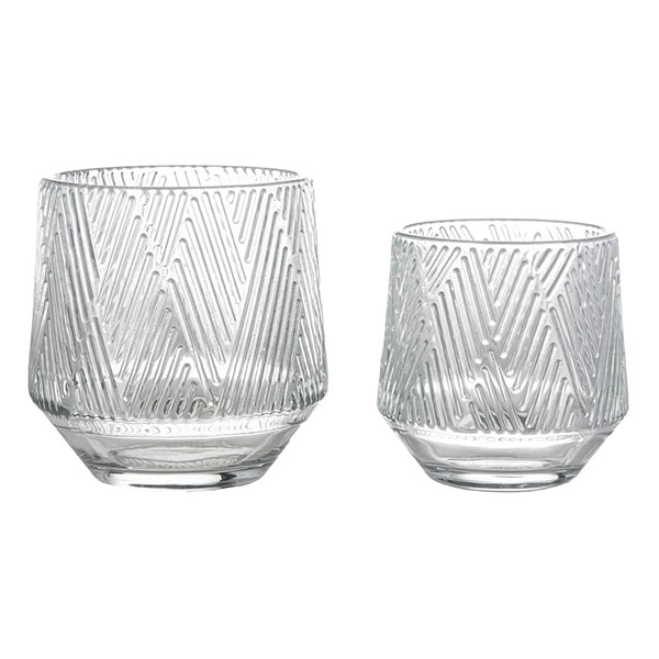 clear candle jar