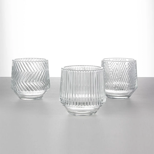 clear candle jar