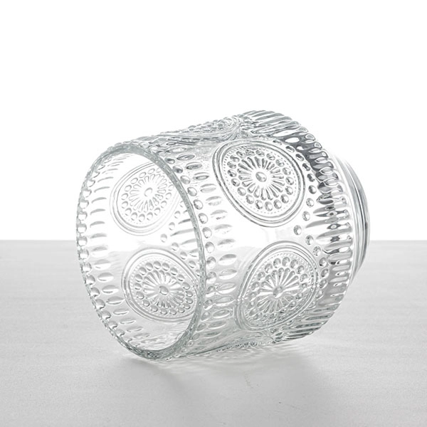 embossed candle holder