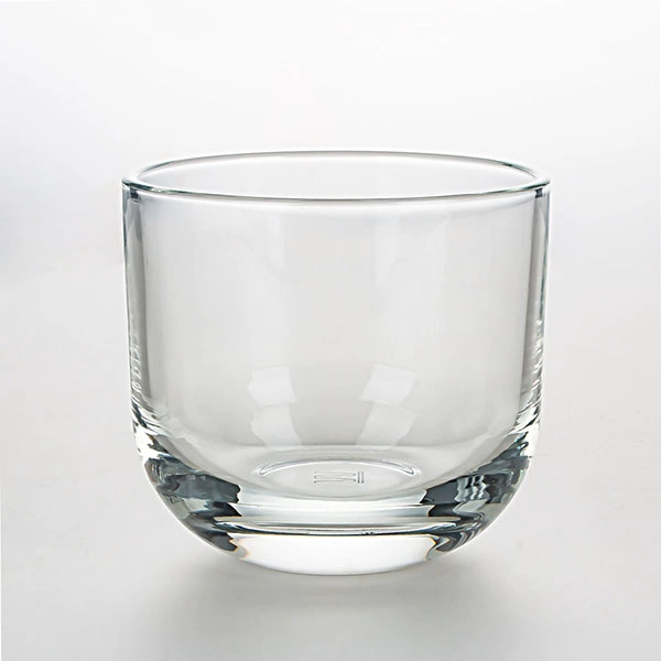 clear candle glass jar