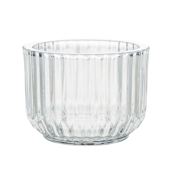 clear candle glass jar