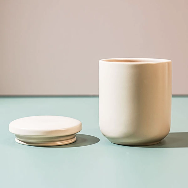 ceramic container for candles