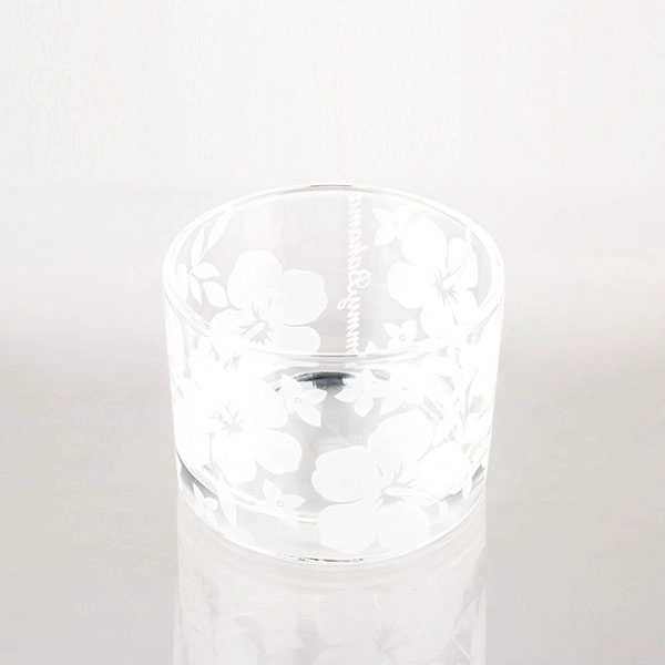 glass votive candle jar
