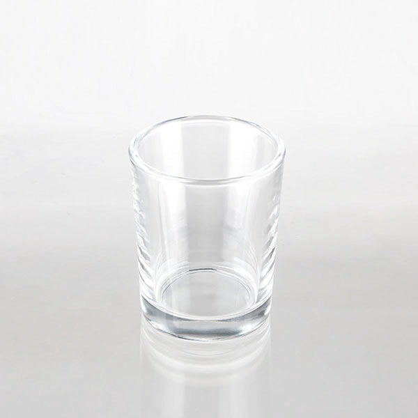 glass votive candle jar mini