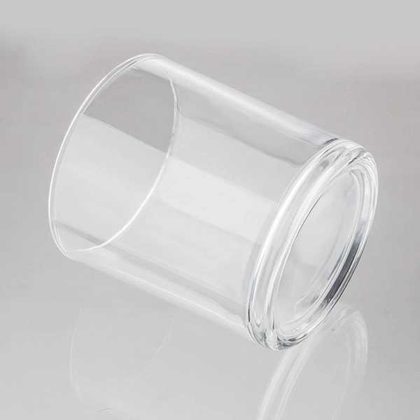candle holder plain glass
