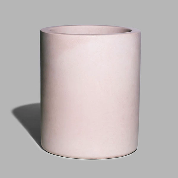 concrete candle jar