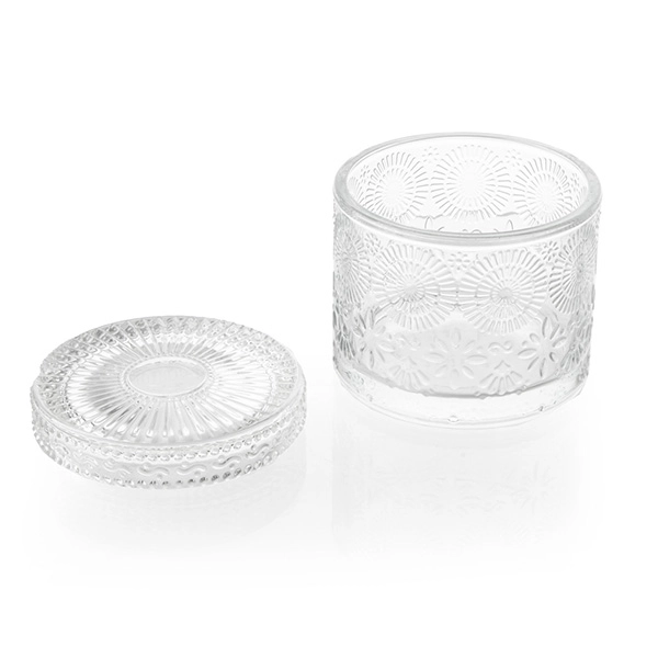 Frasco de vidro decorativo de 17 onças para venda