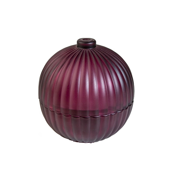 5oz Ornament Kerzenglas rot