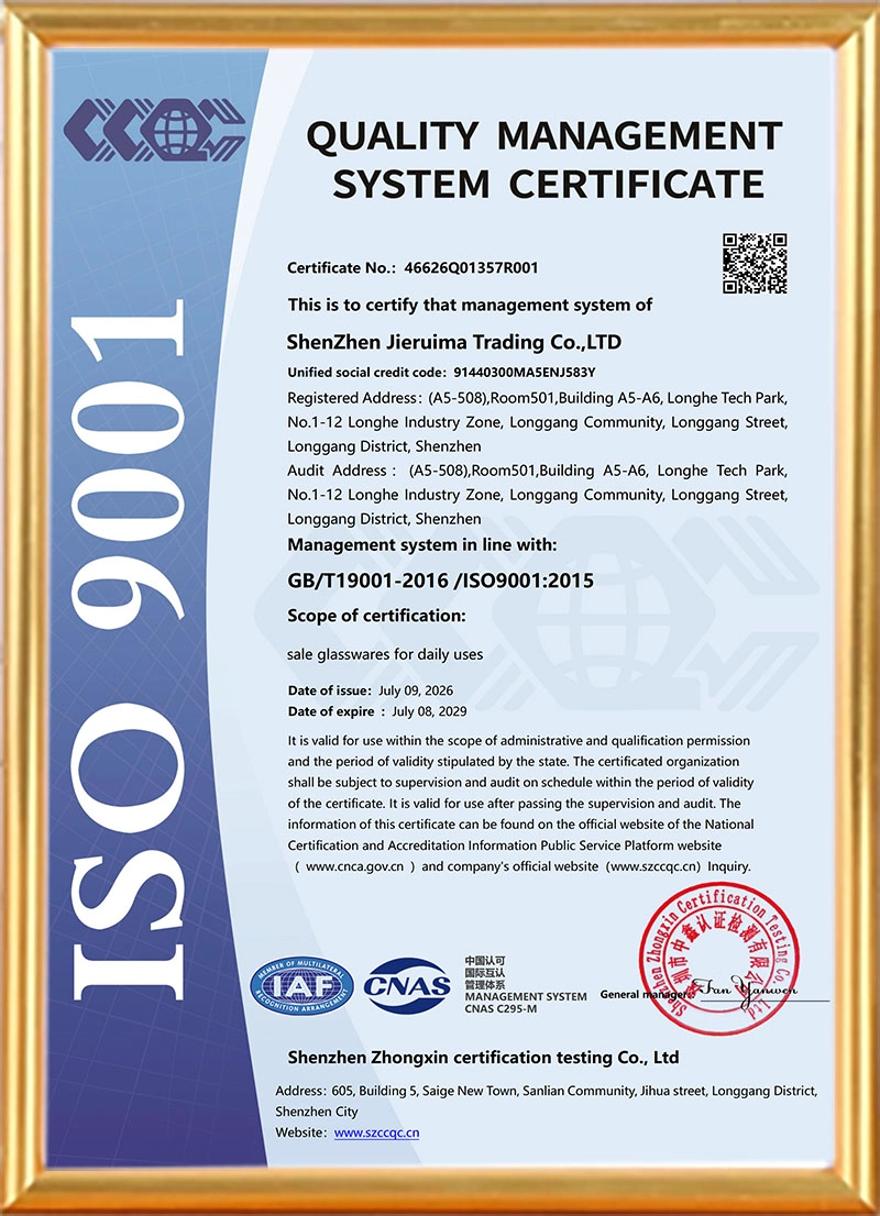 Certificato ISO 9001